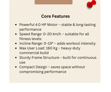 KB-X11 Commercial Treadmill – 4.0 HP Heavy-Duty Gym Equipment