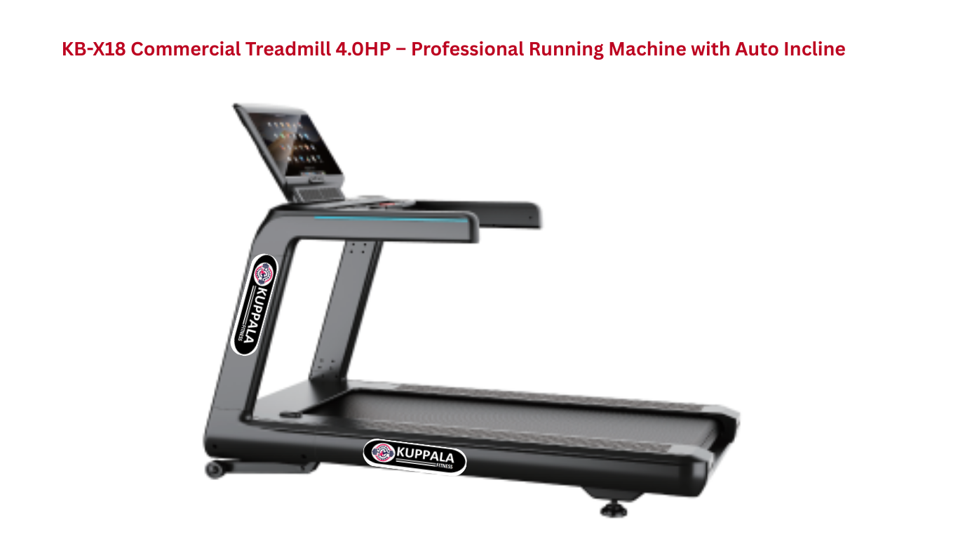 KB-X18 Commercial Treadmill 4.0HP – Power, Comfort & Durability