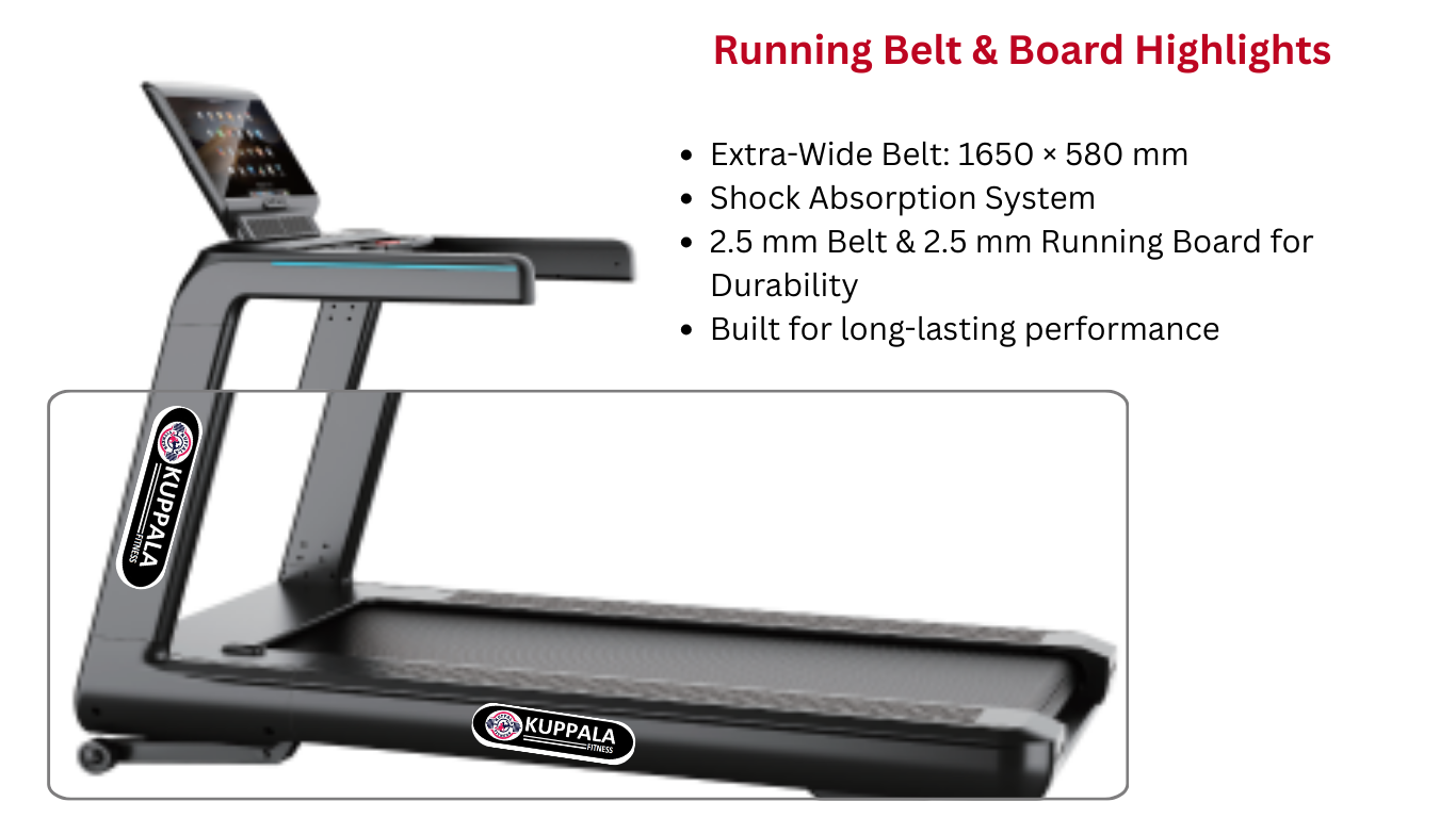 KB-X18 Commercial Treadmill 4.0HP – Power, Comfort & Durability