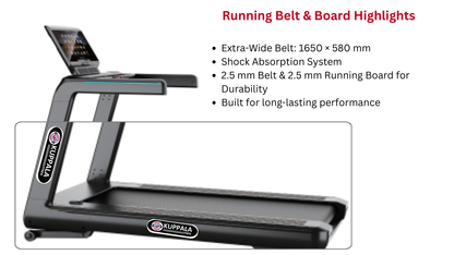 KB-X18 Commercial Treadmill 4.0HP – Power, Comfort & Durability