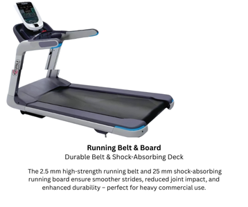 KB-X9 Commercial Treadmill – Power, Performance & Reliability