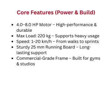 KB-X1 Commercial Treadmill 4.0HP – Power, Comfort & Durability