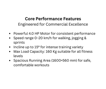 KB-X9 Commercial Treadmill – Power, Performance & Reliability